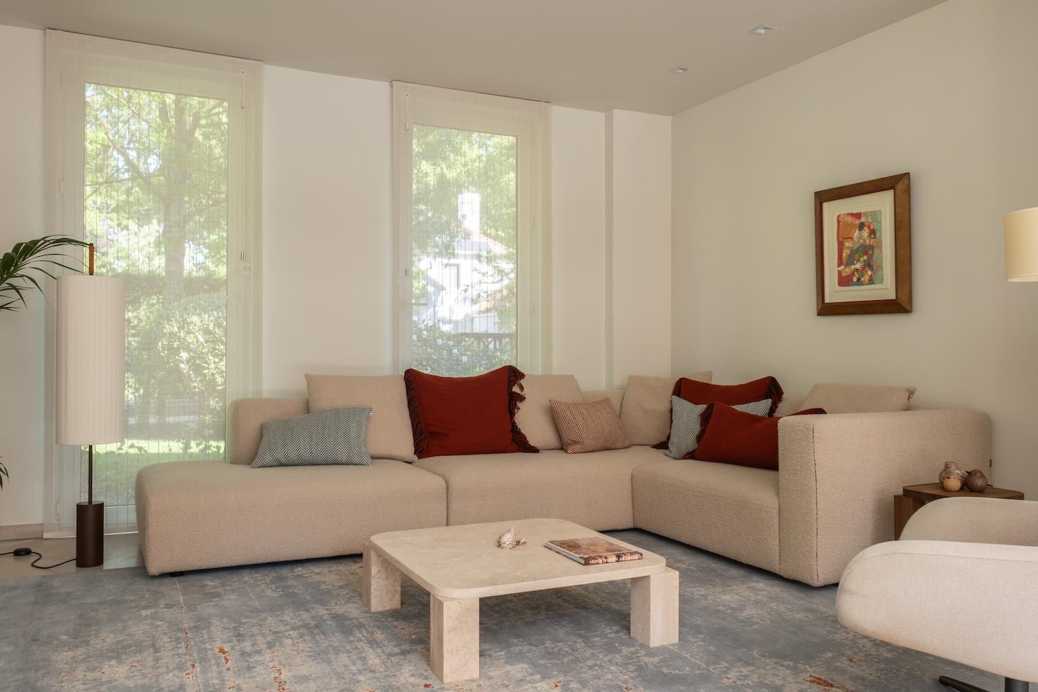 Hedendaagse herinrichting Schilde - Ameno Styling